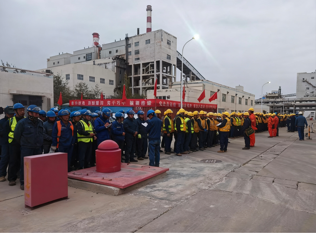 最大晨會(huì)！弘旭公司和寧大修項(xiàng)目部組織安全晨會(huì)(圖2)