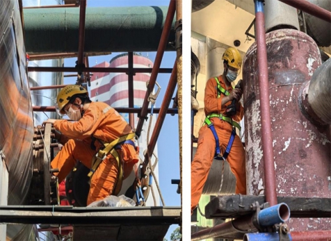 弘旭團(tuán)總支青年突擊隊(duì)“戰(zhàn)高溫，斗酷暑”