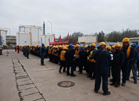 最大晨會(huì)！弘旭公司和寧大修項(xiàng)目部組織安全晨會(huì)